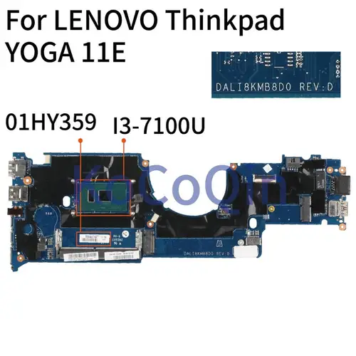 Motherboard LENOVO Thinkpad YOGA 11E Core SR2ZW I3-7100U Mainboard