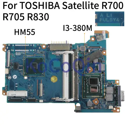 Motherboard TOSHIBA Portege R700 R705 R830 I3-380M Mainboard FULSY4