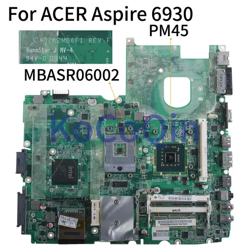 Motherboard ACER Aspire 6930 6930G Mainboard DA0ZK2MB6F1 MBASR06002 PM45