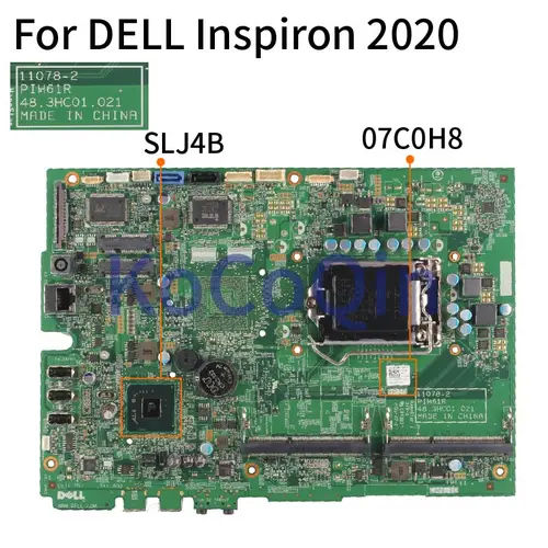 Motherboard DELL Inspiron 2020 Mainboard CN-07C0H8 07C0H8 11078-2 48.3HC01.021
