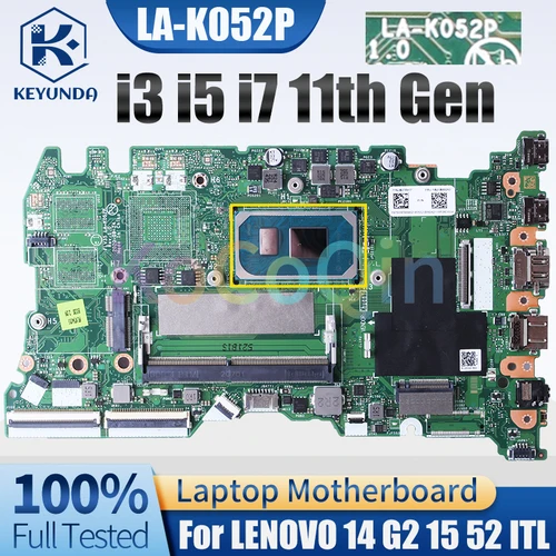 LENOVO 14 G2 15 52 ITL Notebook Mainboard LA-K052P i3 i5