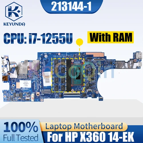 213144-1 HP X360 14-EK Notebook Mainboard i7-1255U With RAM L85364-005 Laptop