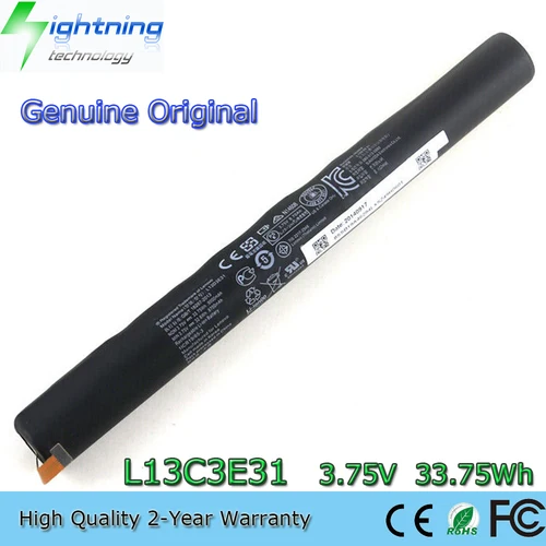 L13D3E31 3.75V 9000mAh 33.75Wh Laptop Battery Lenovo Yoga Tablet B8000 B8080-F B8000-H