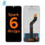 100% tested for tecno screen phone accessories repair parts combo spark 6 AIR GO lcds display