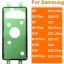 Back Battery Sticker Adhesive For Samsung Galaxy S8 S9 S10 S10e S20 S21 S22 Plus Ultra Fe Waterproof Housing Cover Glue Tape
