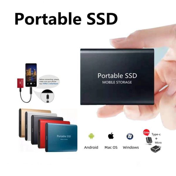 Portable SSD 1TB External Hard Drive High-speed Mobile Solid State Drive-used-mobile-photo-bangladesh-buy-sale-exchange-shop
