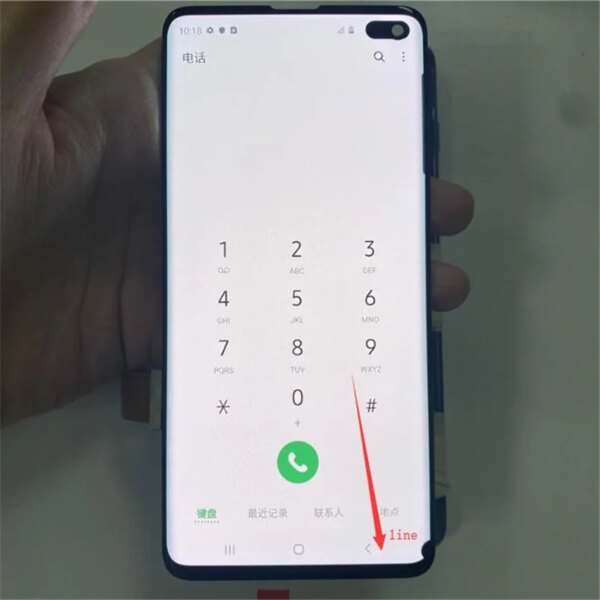 Defective With Point Line Display Samsung S10 Plus LCD Screen G975 G975F Assembly Samsung