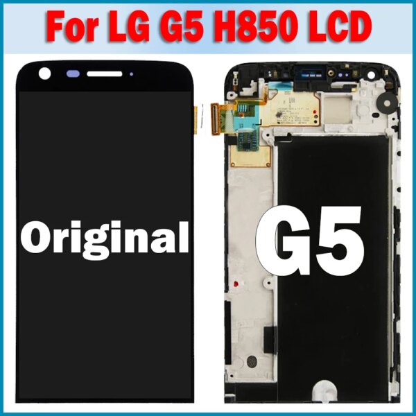 5.3" Original LG G5 LCD H850 H840 RS988 with Frame Replacment Screen LG G5