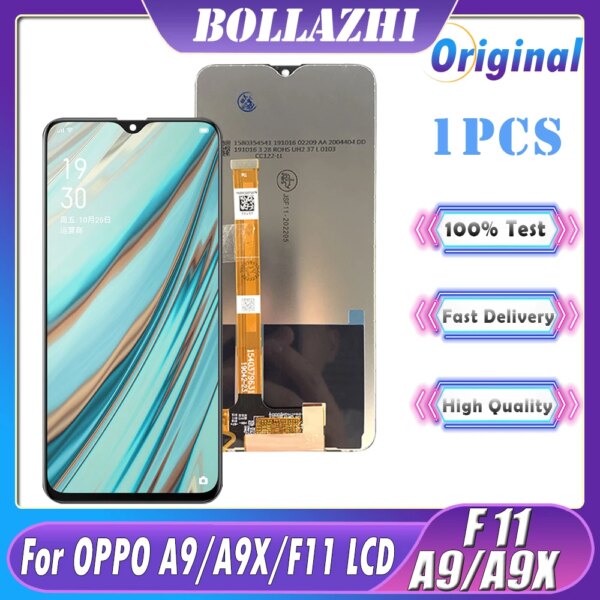 Original Test AAA 6.53" LCD OPPO F11 CPH1913 CPH1911 LCD Display Screen Touch Digitizer