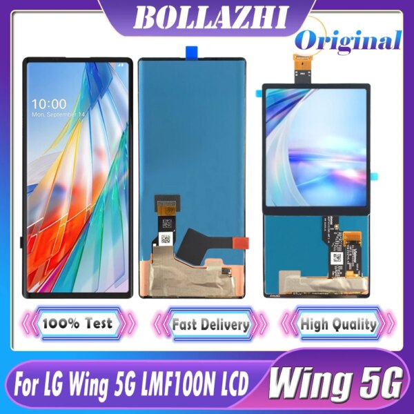 Test Original LG Wing 5G LCD Display Touch Screen Digitizer Assembly Replacement LG Wing
