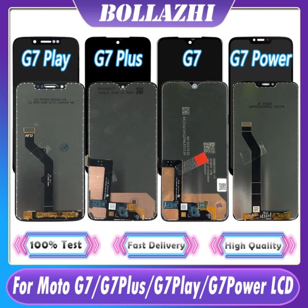 Original Motorola Moto G7 Power Display XT1955 LCD G7 Plus Touch Screen Digitizer G7