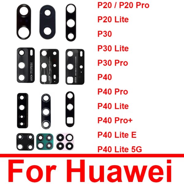 Back Glass Lens Huawei P20 P30 P40 Lite 5G P20 30 40 Pro Plus