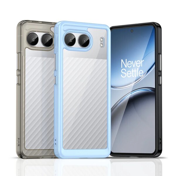 Transparent Colorful TPU Case OnePlus Nord 4 5G Protective Cover Clear Fundas Coque Capa