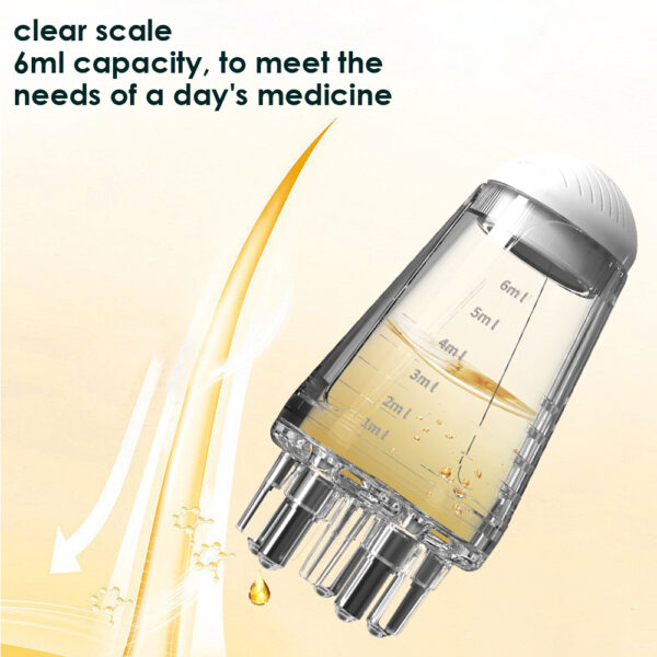 Mini Portable Scalp Applicator Liquid Comb Roots Massage Medicine for