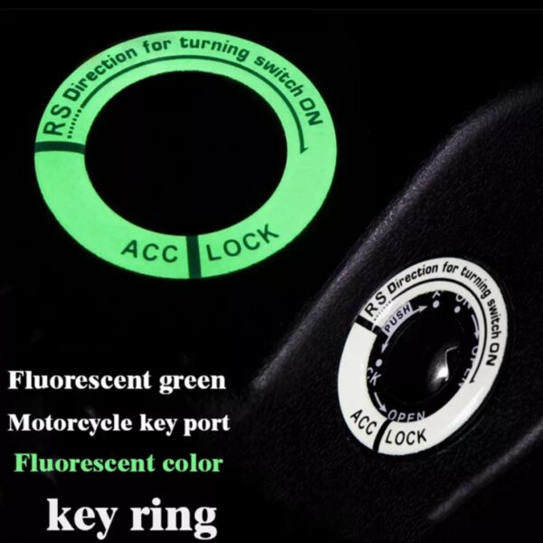 Motorbike Key Ring Hole Cover Sticker