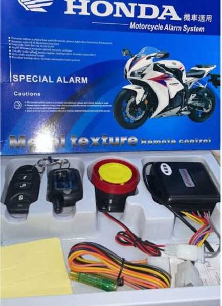 Moto bike Honda alam system remote control motorcycle anti theft alarm