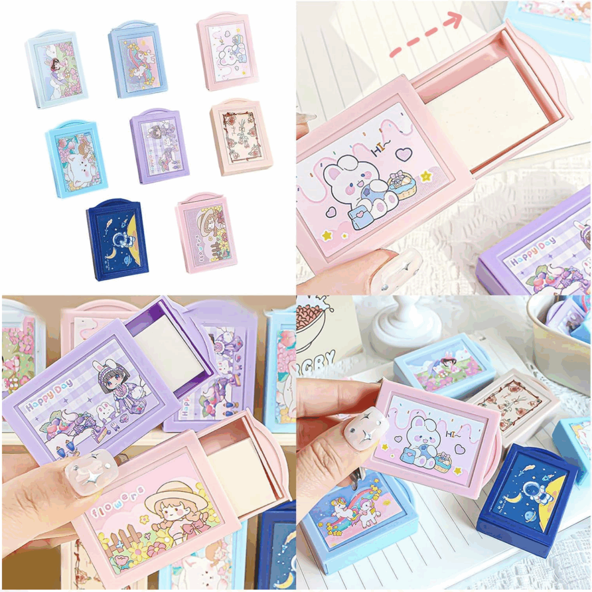 Fun Magic Box Pencil Eraser Cute Drawer Modle Rubber Eraser