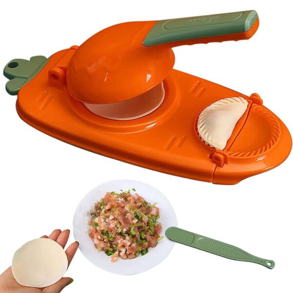 2 in 1 Magic Cake Maker -2 in1 Dumpling Maker Diy Kit Wrapper Presser Manual Labor-Machine Kitchen Gadgets Mini Size
