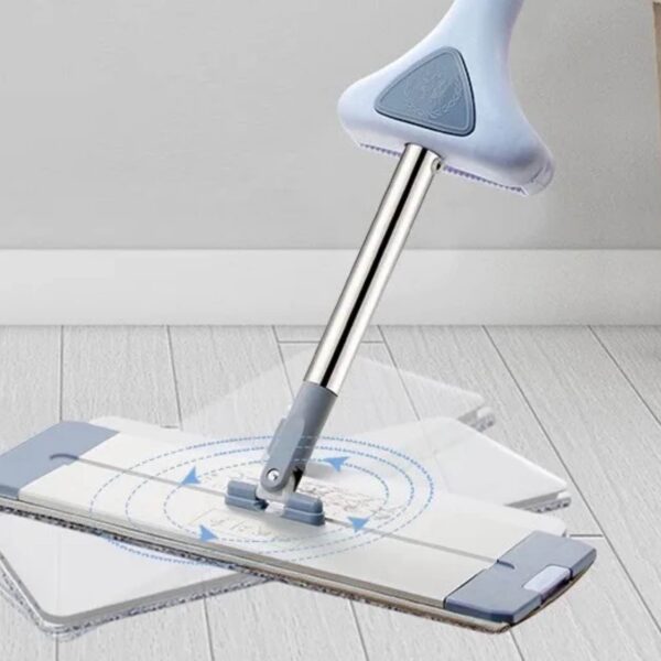 Mop New 42CM aluminum alloy panel flat mop for lazy
