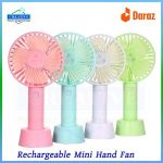Mini USB Hand Lithium Battery Rechargeable Hand Fan Multi colour Bangladesh (New)