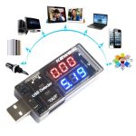 USB Charger Doctor Current Voltage Charging Detector Battery Voltmeter Ammeter Red Display