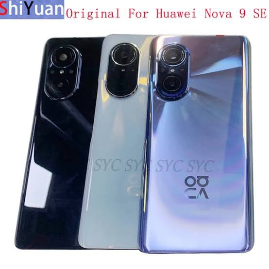 1000004442.jpg Huawei Nova 9 Back Battery Cover Housing Backshell Rear Back Cover Case Repair Parts nova 9 pro - Image 1