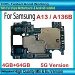 Samsung Galaxy A13 Motherboard Electronic Panel Circuits Unlocked Mainboard a13 5G