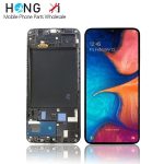 Original Samsung A20 AMOLED Display Touch Screen