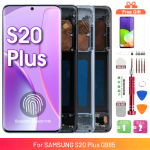 Samsung Galaxy S20+ 5G Original LCD Display Screen Touch Digitizer with Frame
