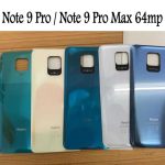 Redmi Note 9 Pro Max Glass Back Cover backshell Back Door Replacement
