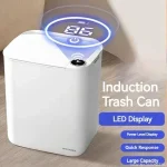 18L Type-C Rechargeable Smart Sensor Trash Can With Display Automatic Induction Bangladesh (New)