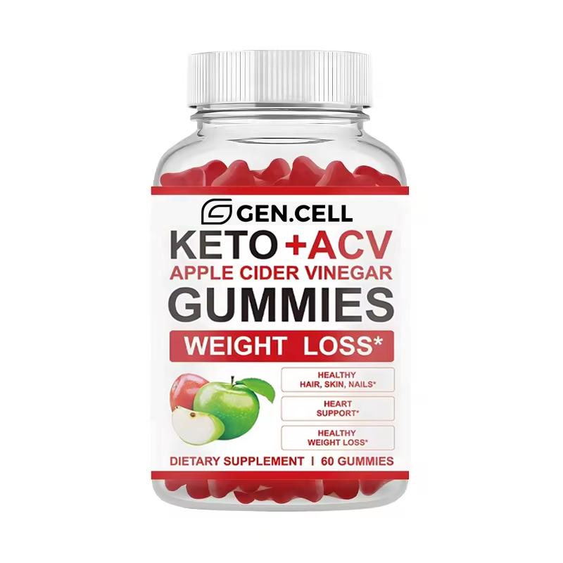 19cda44e857b07f5d5ab4d5bbc024c4e.jpg GenCell Keto Apple Cider Vinegar (ACV) Weight Loss Gummies 60 - Image 1
