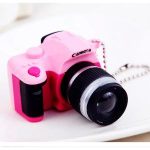 【Exclusive】 Graceful Cute Mini Camera Charm Keychain With Flash Light&Sound Effect Gift Bangladesh (New)