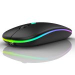 Rechargeable Wireless Optical Mouse, Wireless Gamer 2.4GHz Mouse Bangladesh (New)
