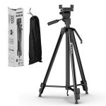 Trendy Gadget's Tripod Stand 380A Mobile Stand Camera Stand Pro 3 Way Head - Black - Maximum Height: Approx. 1345mm/52.97inch Bangladesh (New)