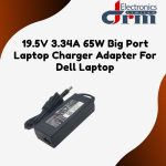 19.5V 3.34A 65W Big Port Laptop Charger Adapter For Dell Laptop Bangladesh (New)