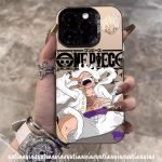 Trendy Brand One Piece Cartoon Cool Luffy Casing Compatible for IPhone 15 16 11 13 12 14 Pro Max 7Plus X XS XR Max 16 8 15 14 7 Plus SE 2020 Luxury Plated Metal Lens Soft Case Bangladesh (New)