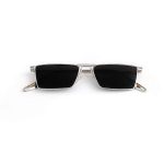 Sunglasses 2021 Fashion small box metallic frame rectangle glasses New Vintage Men and Female Luxury Designer Driving Glasses Bangladesh (New)
