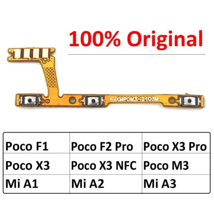 Power Button Key Flex Cable Xiaomi Mi Poco F1 F2 - Image 3