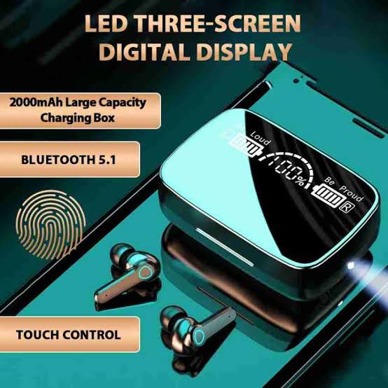 5c337416f5889c74504b64d69246c8aa.jpg M19 Tws Headphones 51 Bluetooth Sports In Ear Noise Canceling 3 - Image 1