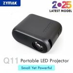 Projector Zymak Q11 Mini LED Projector HD Display Clear Standard Brightness Portable Projector For Basic Presentations Movies And Gaming Bangladesh (New)