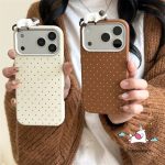 For Infinix Hot 40i 60i 30i 50i 60 50 30 40 Pro 11 10 9 Play Smart 10 8 9 7 Pro Note 50 30 40 Pro ITEL A70 Tecno Spark GO 1 10C 40C 20C 30C 20 Pro 3D Doll Simple Little Dots Cover Bangladesh (New)