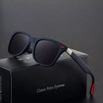 Fashionable Polarized Driving Sport Square Sun Glass For Men - Black - Sun Glass For Men Bangladesh (New)