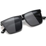 New Trendy Look Famous Very Stylish Black Sunglass for Men New Sunglasses Men's Driving Anti-UV Sunglasses Concave Shape  DX11(copy) Bangladesh (New)