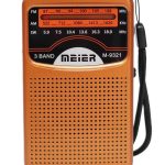 Meier M 9321 pocket Radio Portable 3 Band AM FM SW Rechargable