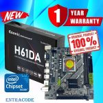 Esonic H61 Intel Chipset Motherboard | DDR3 | 2nd & 3rd Gen | NVMe & HDMI Support | 1 Year Warranty Bangladesh (New)