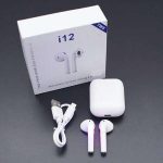 Exclusive i12 TWS Bluetooth 5.0 Earbuds with Charging Case - Bluetooth Headphone - Bluetooth Headphone - Bluetooth Headphone Bangladesh (New)