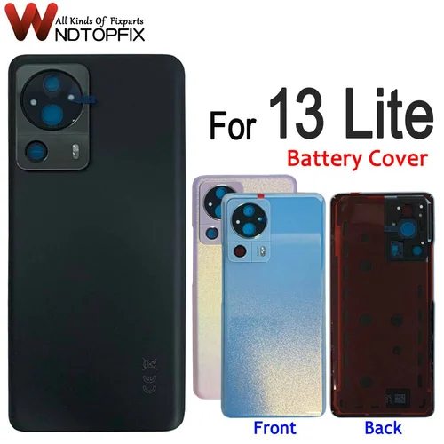 A2848987bc93d4fab927786f2c1330696v_500x500.webp 6.55" Xiaomi 13 Lite Back Cover Chassis Case Rear Battery Housing - Image 1