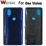 Motorola One Vision Back Battery Cover Door Rear Glass Housing