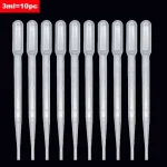 10pc / 3ml Transparent Pipette Disposable Safety Plastic Transfer Pipette Scale Pipette Small Laboratory Mill Supplies Bangladesh (New)